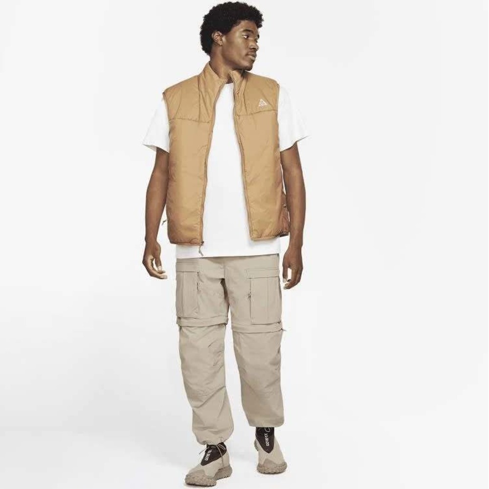 Nike ACG Rope de Dope Primaloft Insulated Vest Khaki Tan CV0684-247 Mens XXL